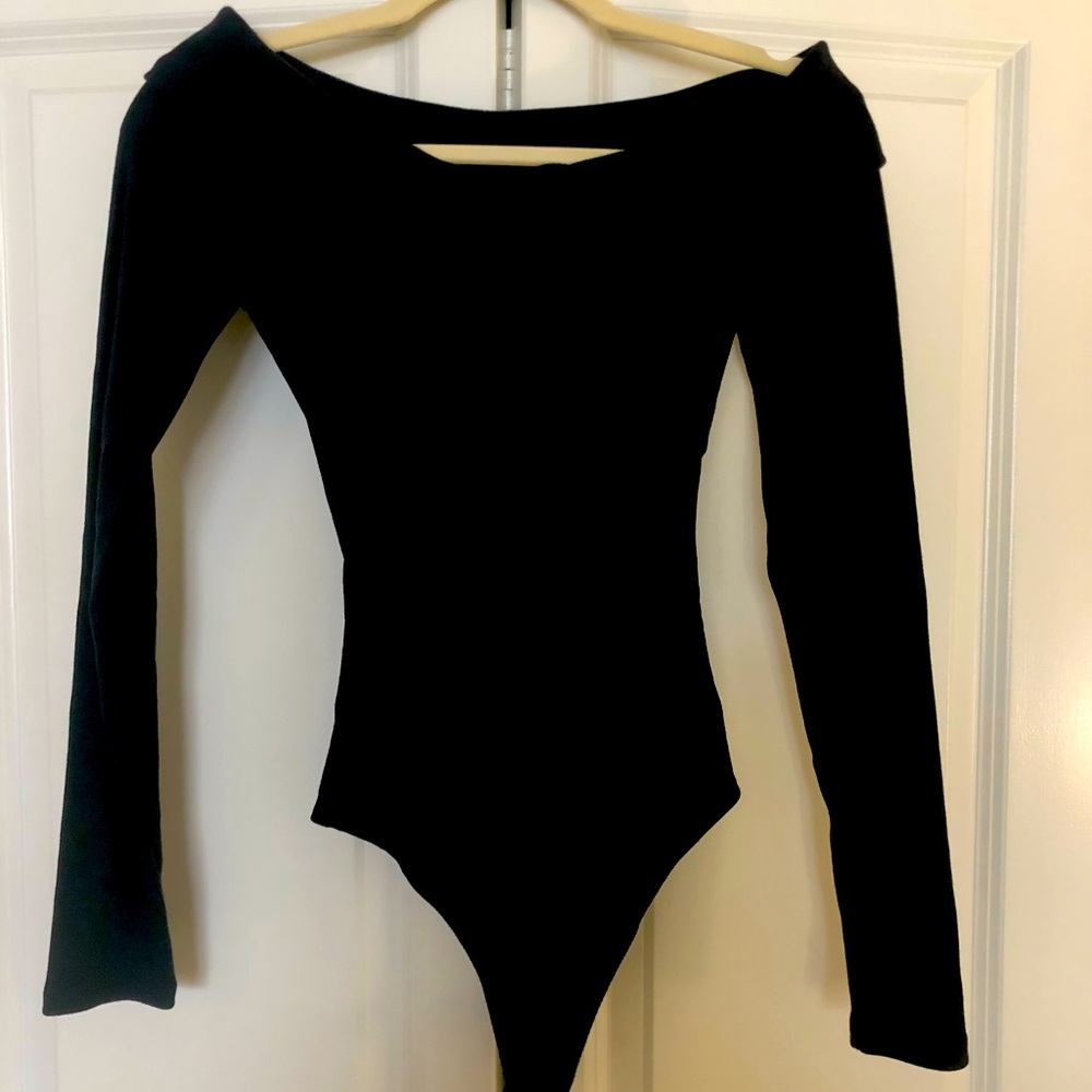 Off shoulder body suit